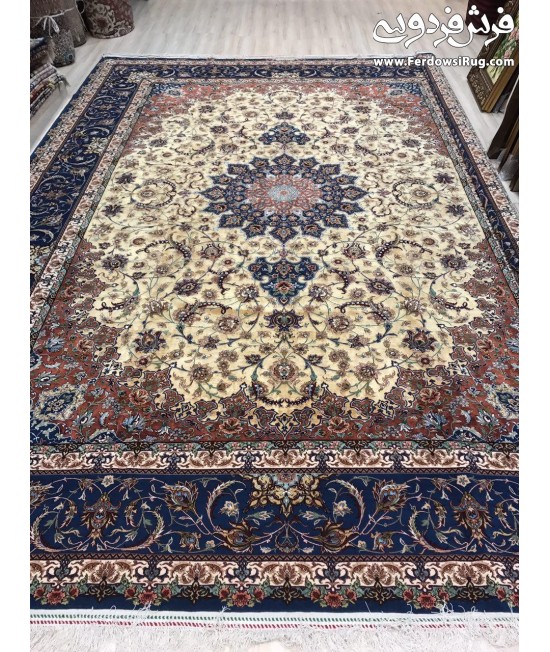 جفت فرش دستباف 12 متری اصفهان